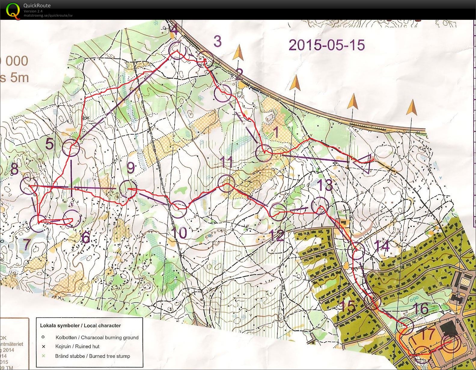 OL-Touren dag 2 (2015-05-17)