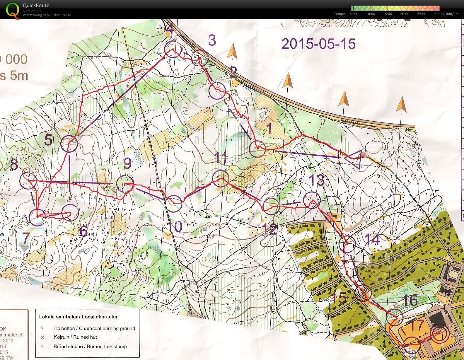 OL-Touren dag 2 (2015-05-17)