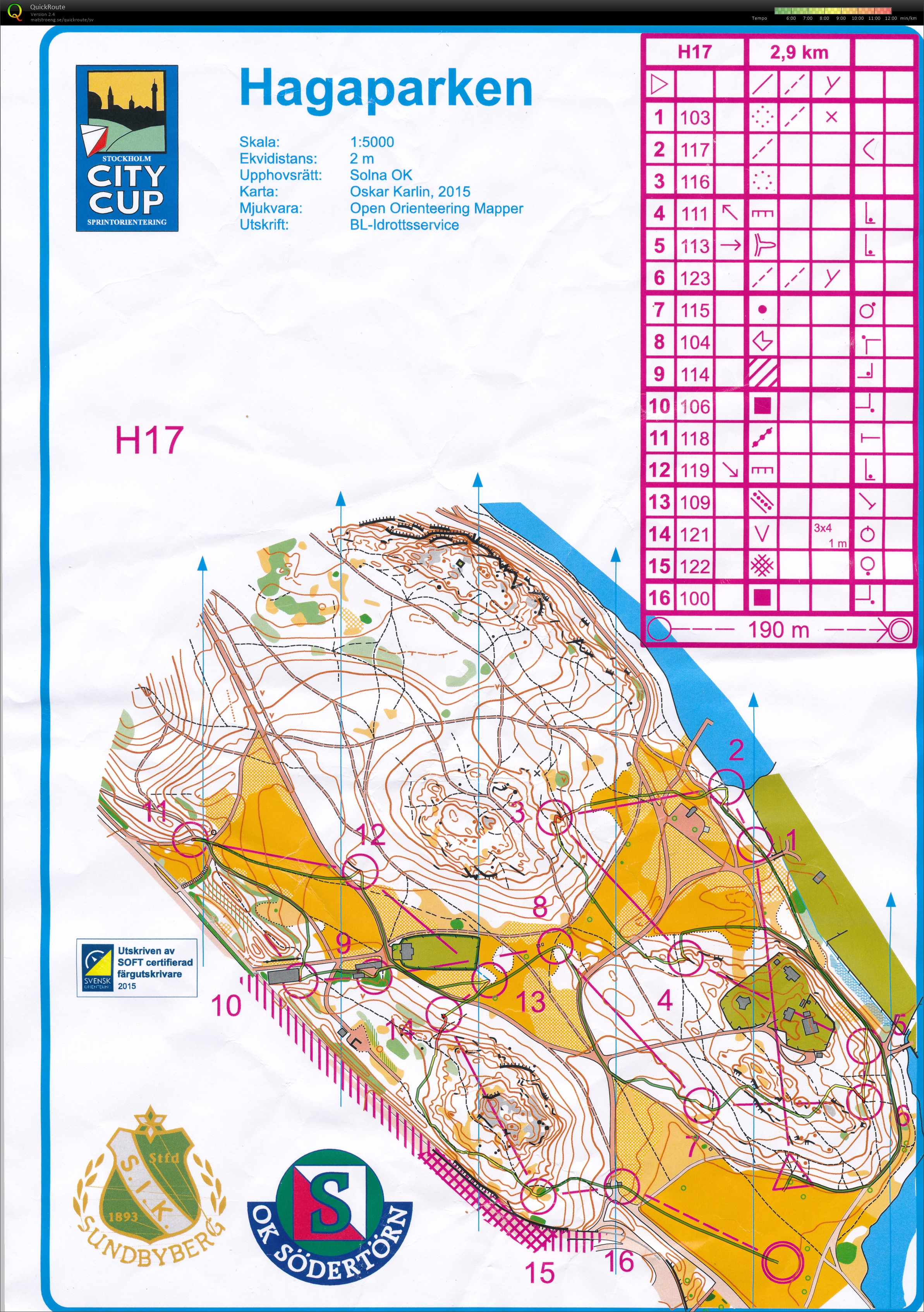 Stockholm City Cup E3 (2015-06-03)