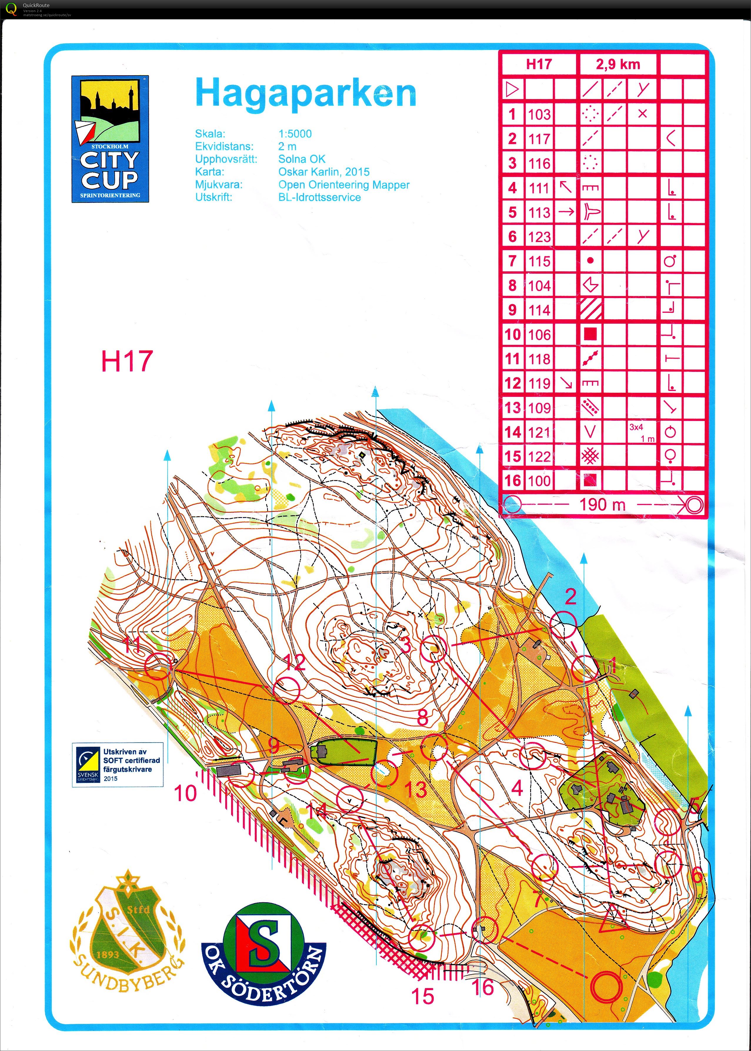 Stockholm City Cup E3 (2015-06-03)