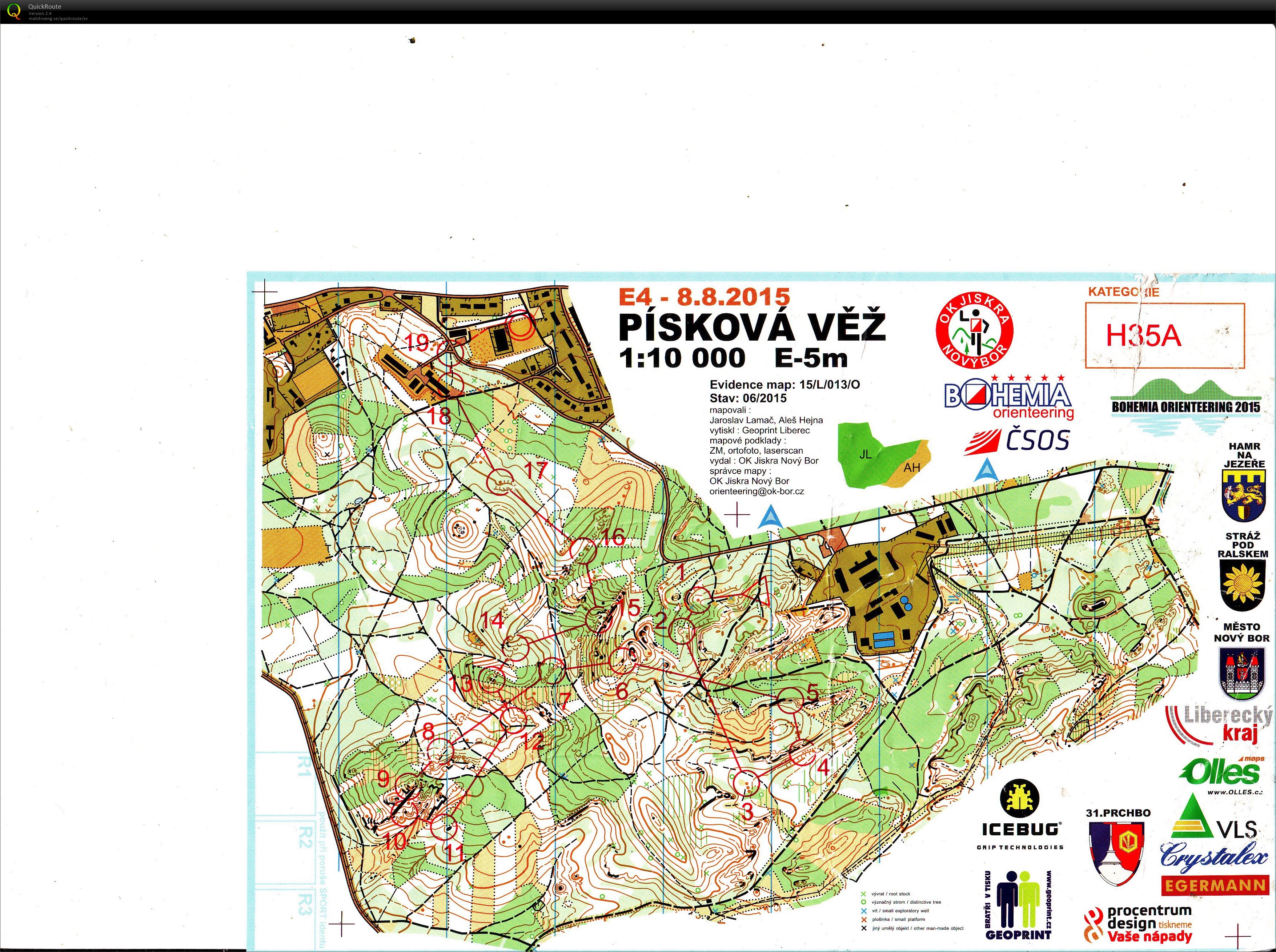 Bohemia Orienteering E4 (2015-08-08)