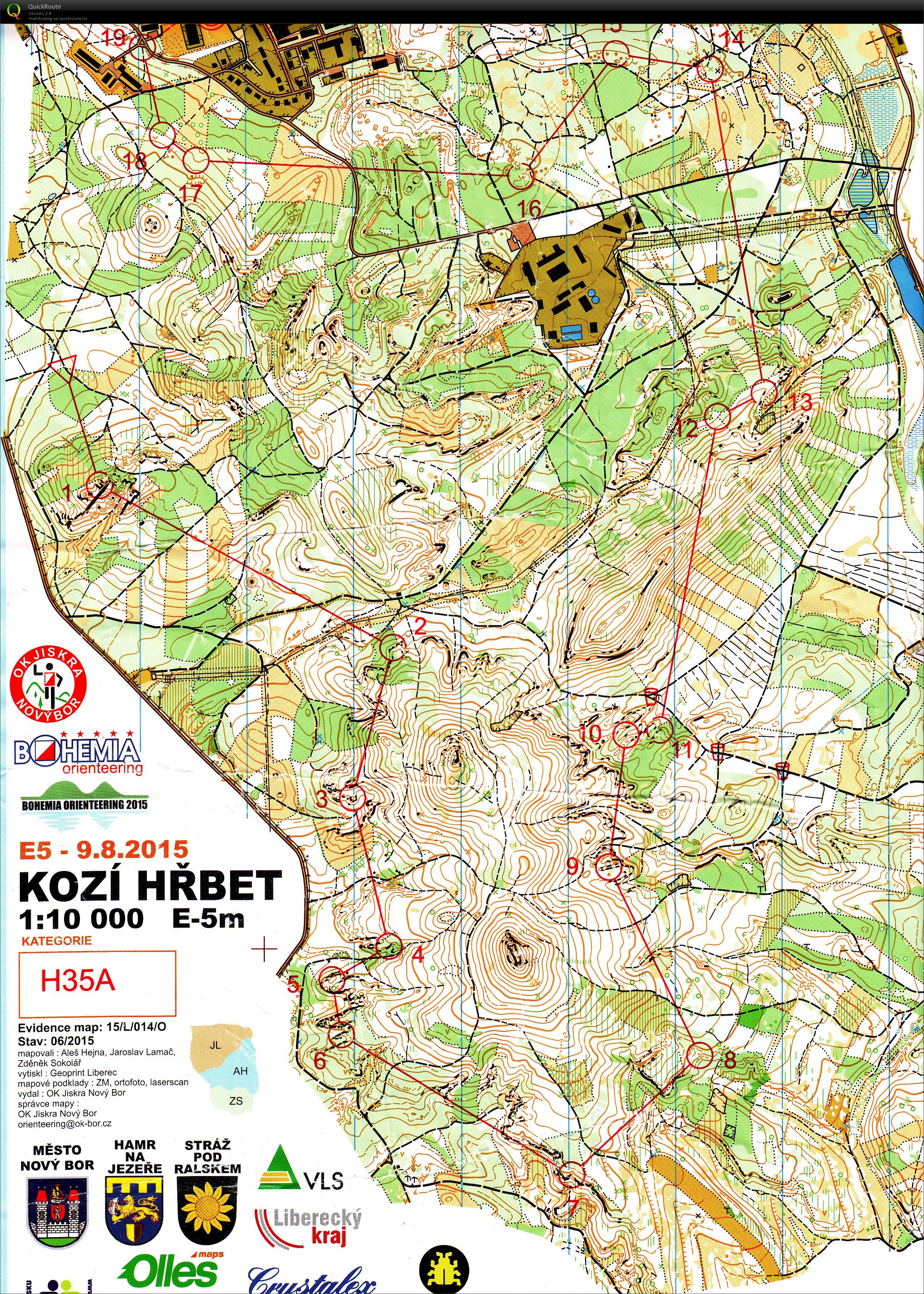 Bohemia Orienteering E5 (2015-08-09)