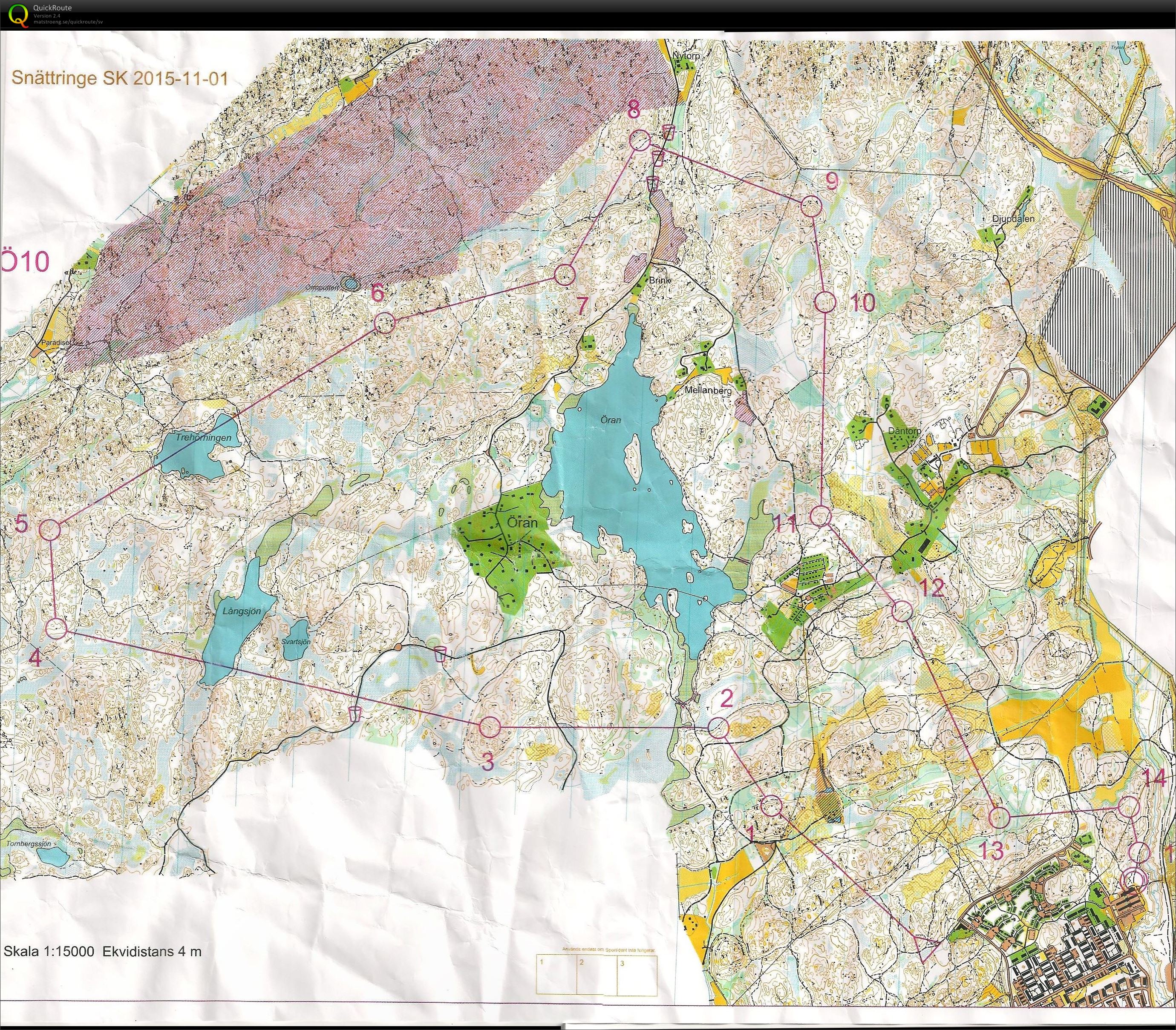 Ultra-KM, Höstlunken Ö10 (2015-11-01)