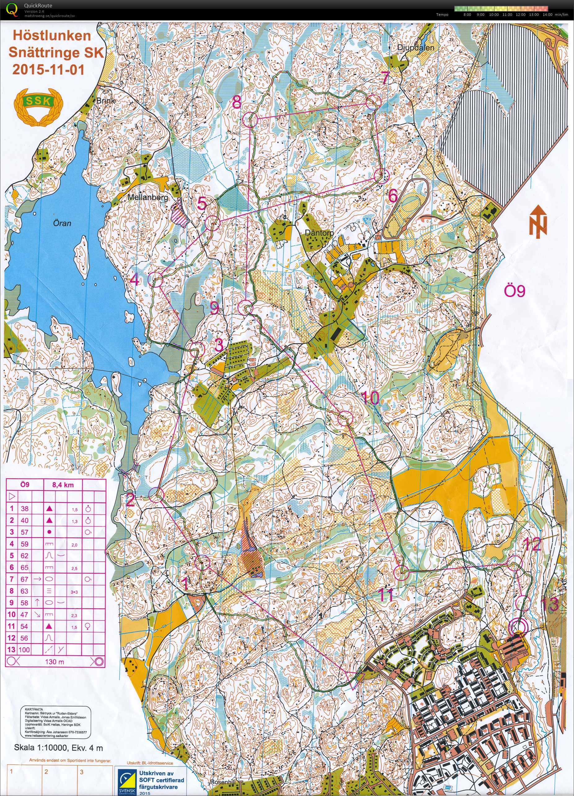 Höstlunken, KM Ultralång (2015-11-01)