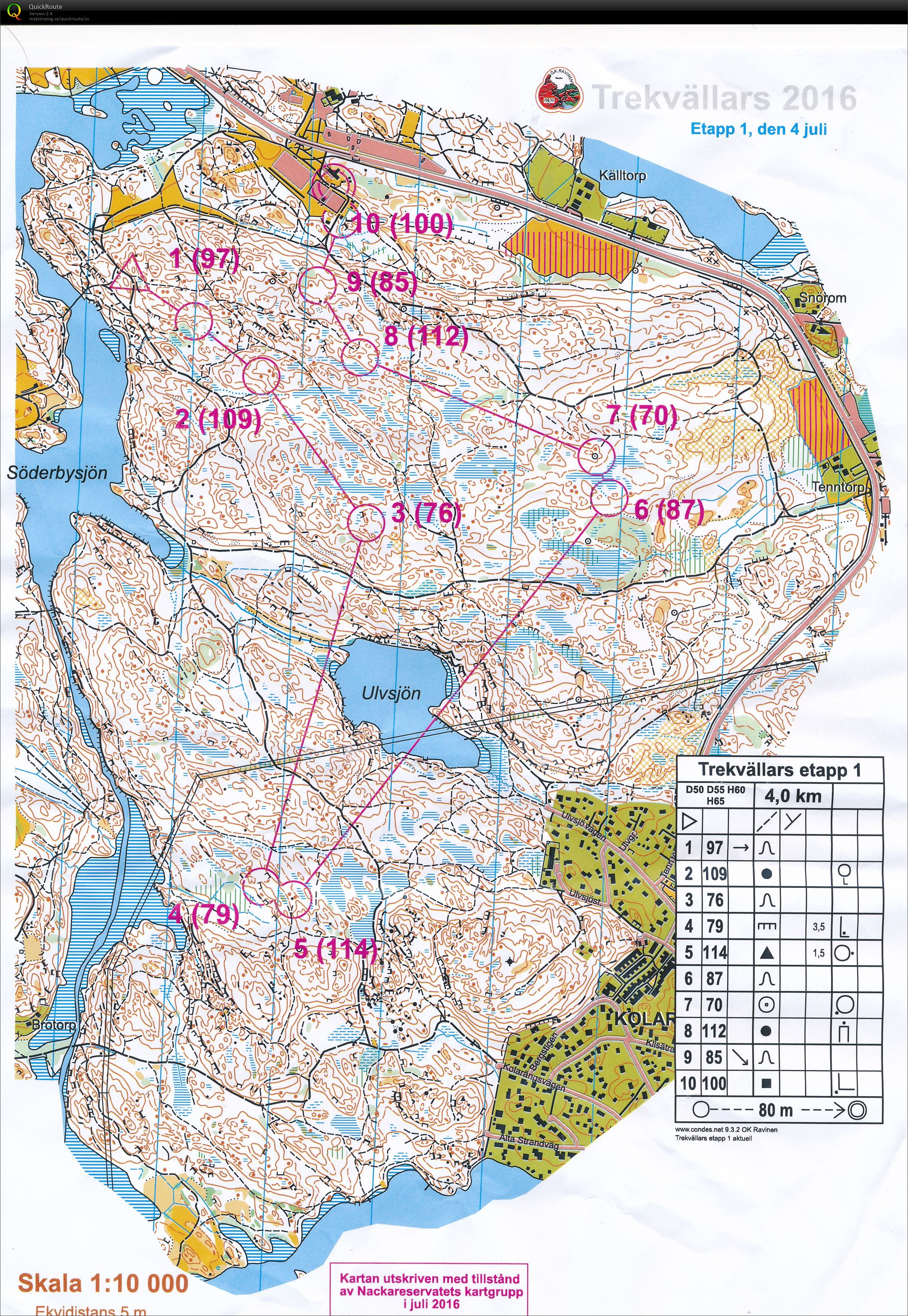 Trekvällars E1 (2016-07-04)