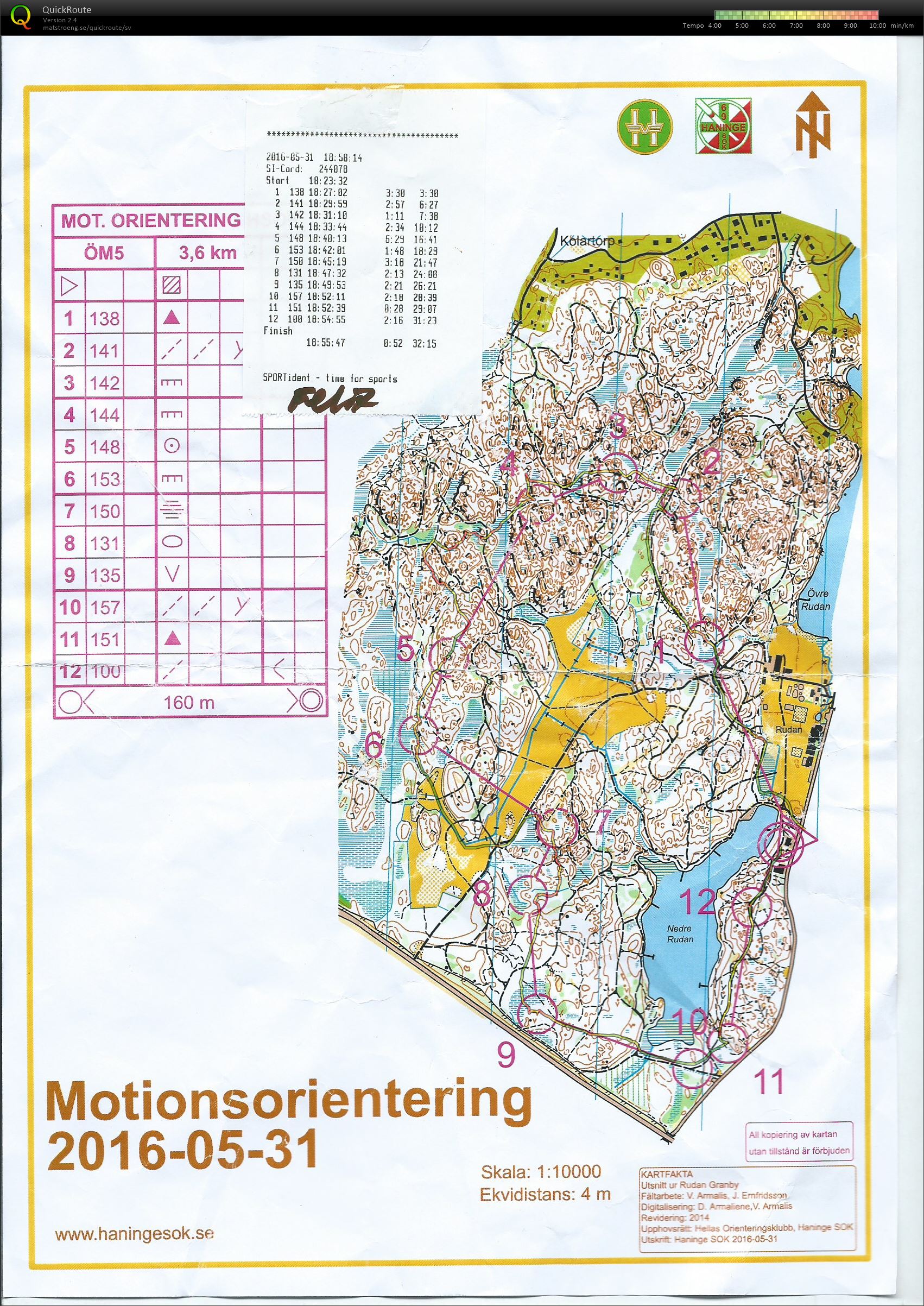 Motions Orientering i Rudan (2016-05-31)