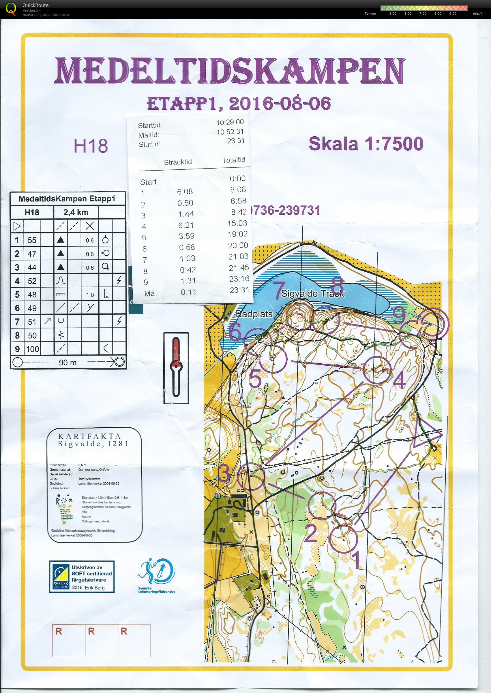 Medeltidskampen Etapp 1 (2016-08-06)