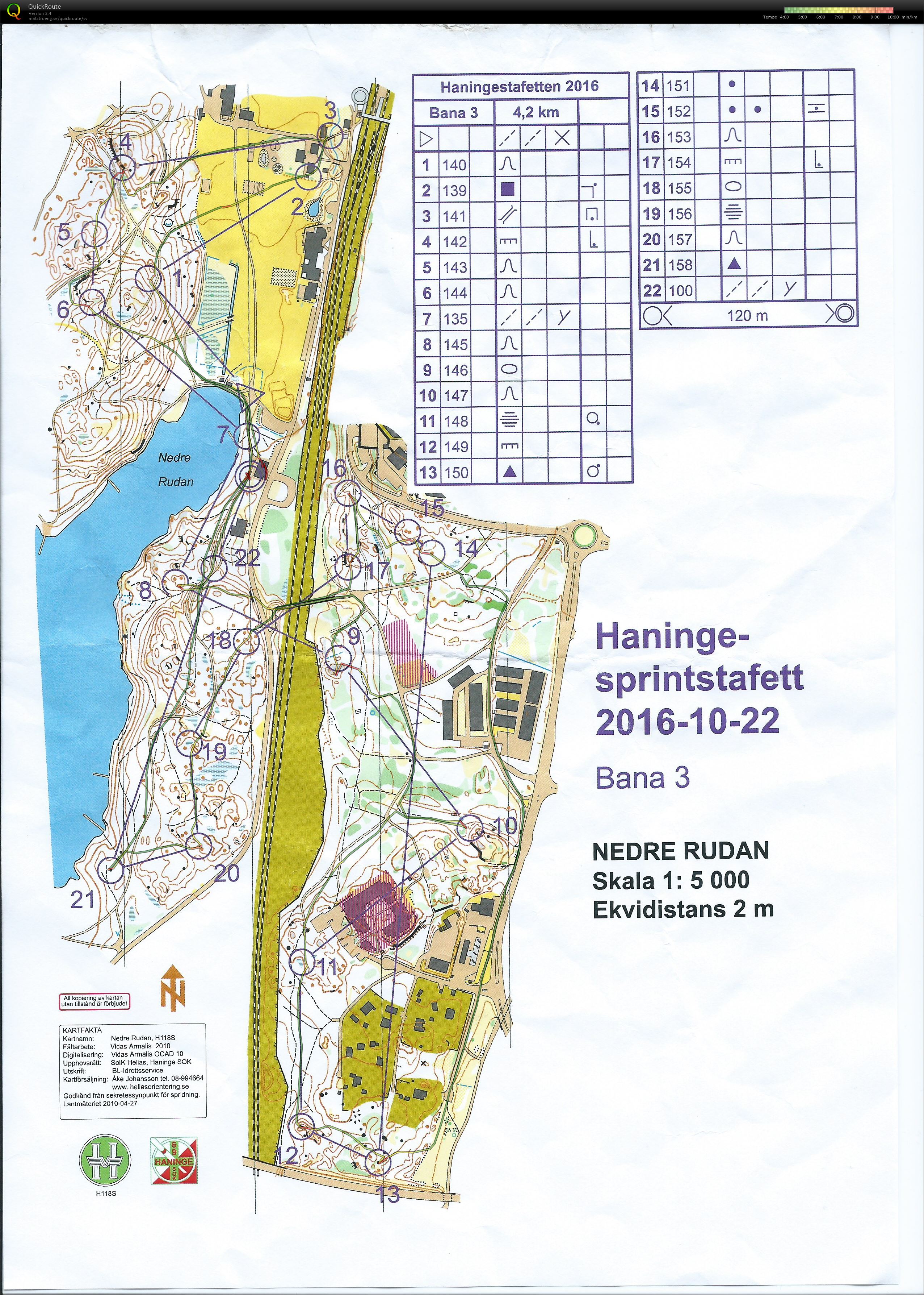 Haningesprintstafett ÖM5 (2016-10-22)