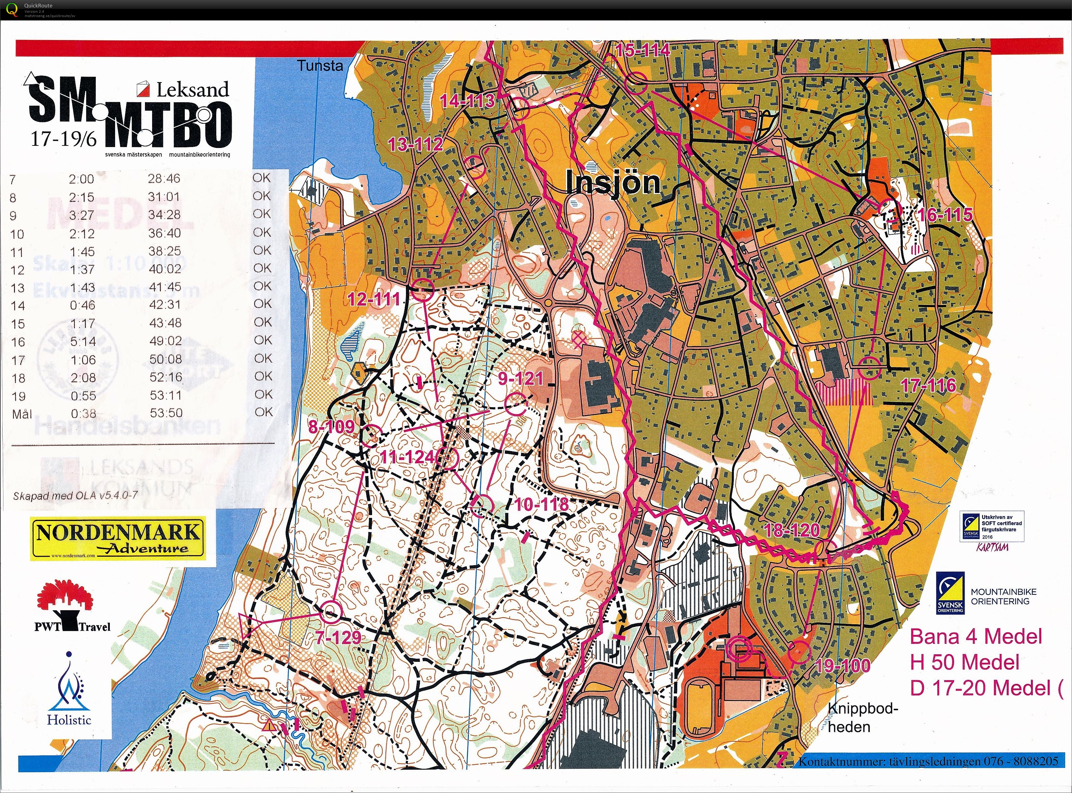 MTBO Sv Cupen # 5 Medel del 2 (2016-06-17)