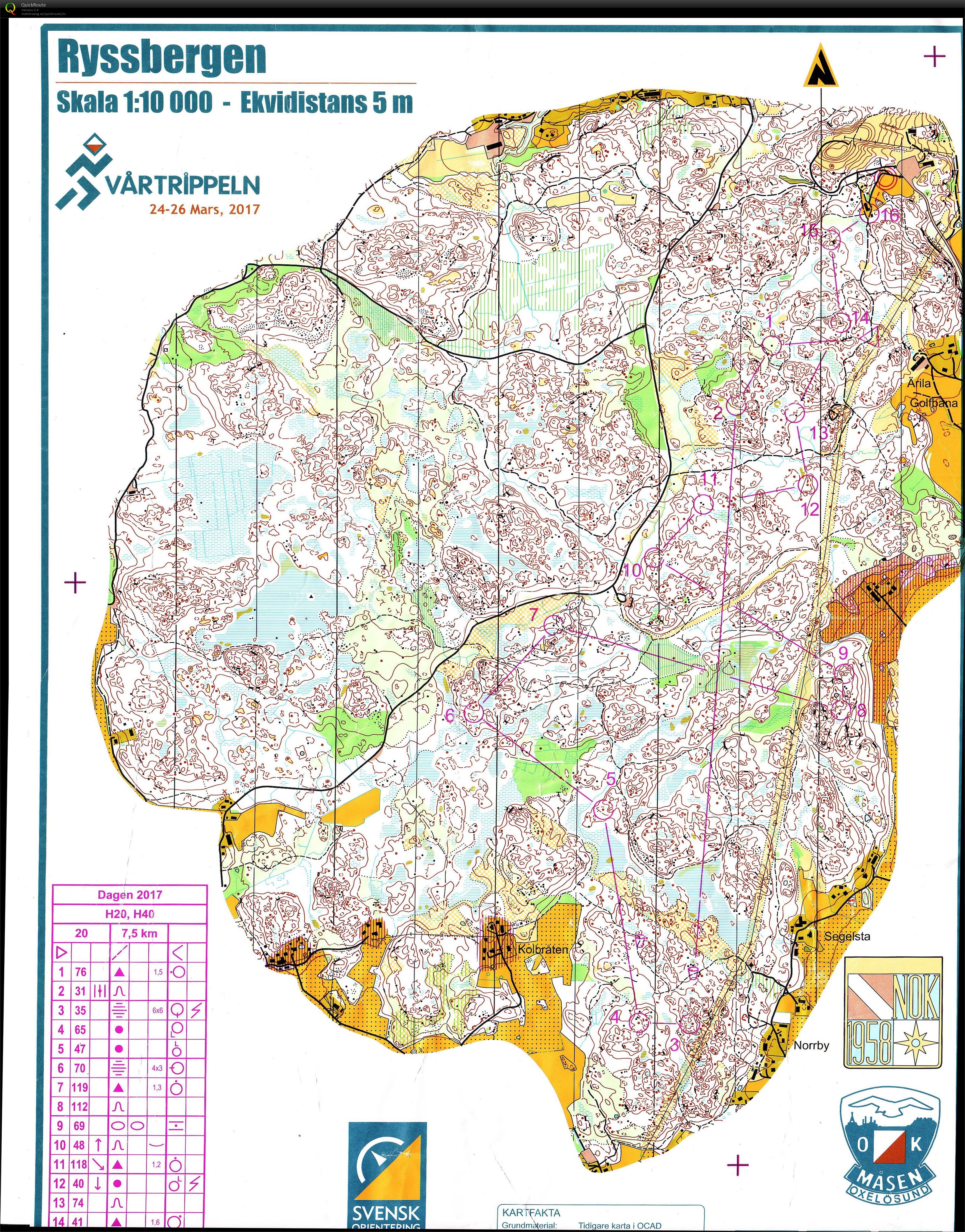 Nyköpingsorienteringen (2017-03-25)