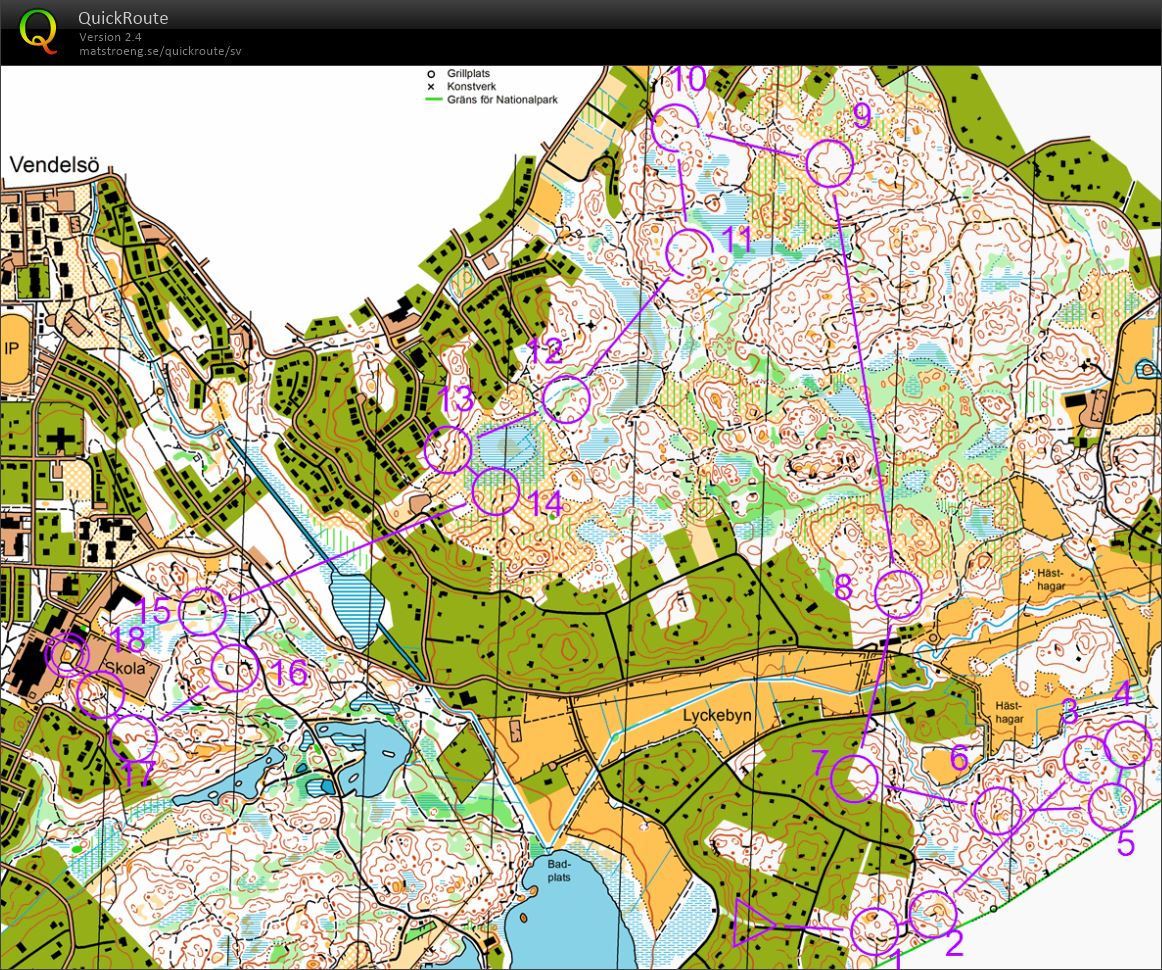 Natt-KM 2020 - Södertörn, Skogsluffarna, Skarpnäck, Enskede (2020-03-23)