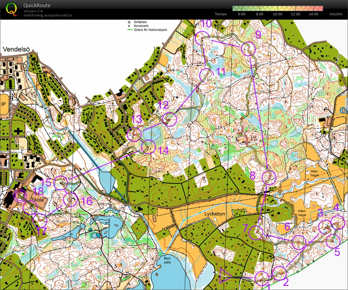 Natt-KM 2020 - Södertörn, Skogsluffarna, Skarpnäck, Enskede (2020-03-23)