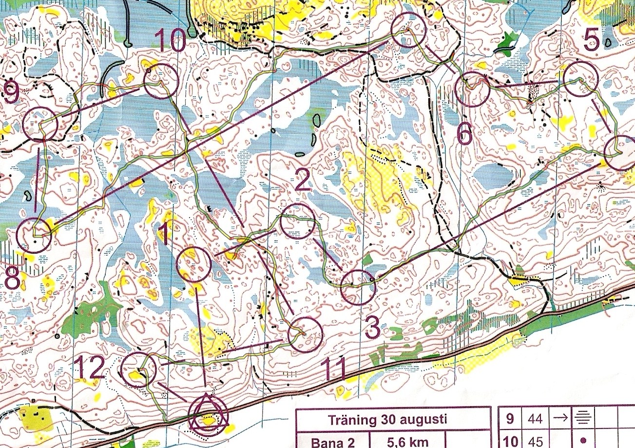 Torsdagsträning (2012-08-30)