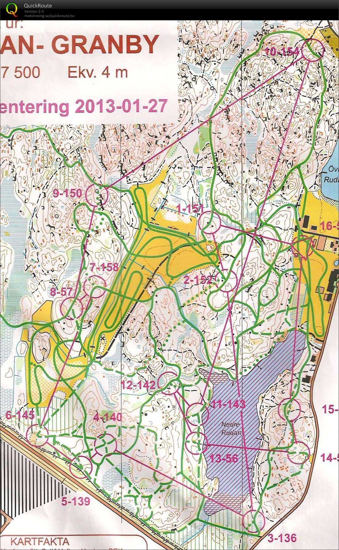 Haninge Skid-OL Karta 1 (2013-01-27)
