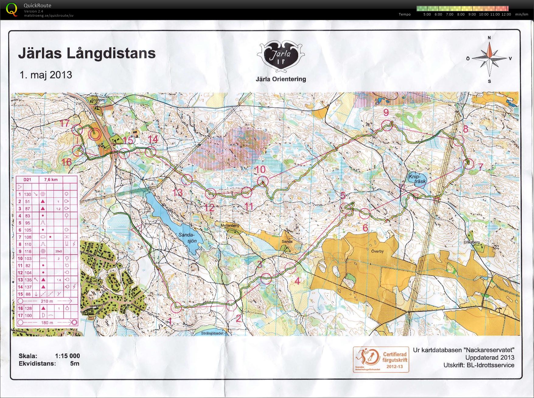 Järla Långdistans (2013-05-01)