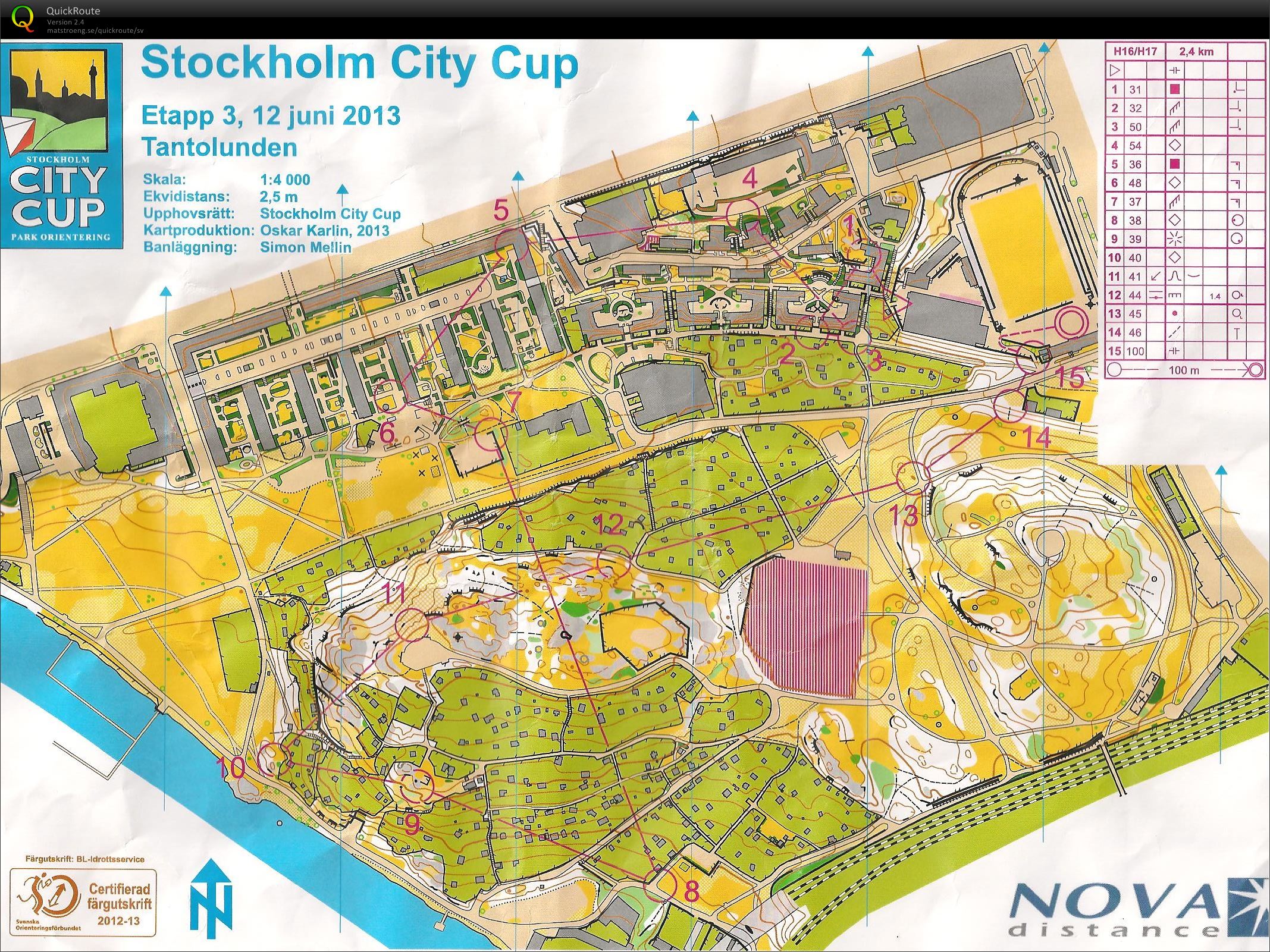 Stocholm City Cup 3 (2013-06-12)