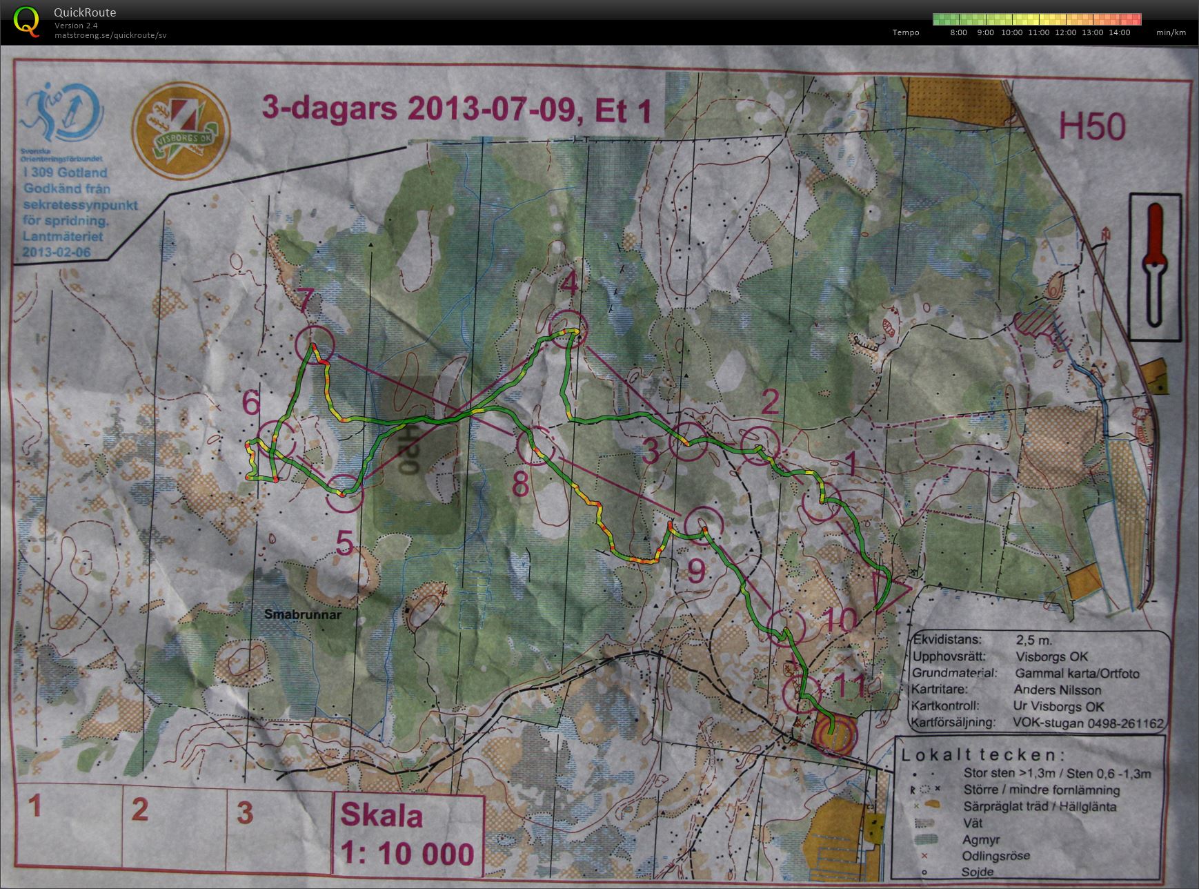 Gotland 3-dagars E1 (2013-07-09)