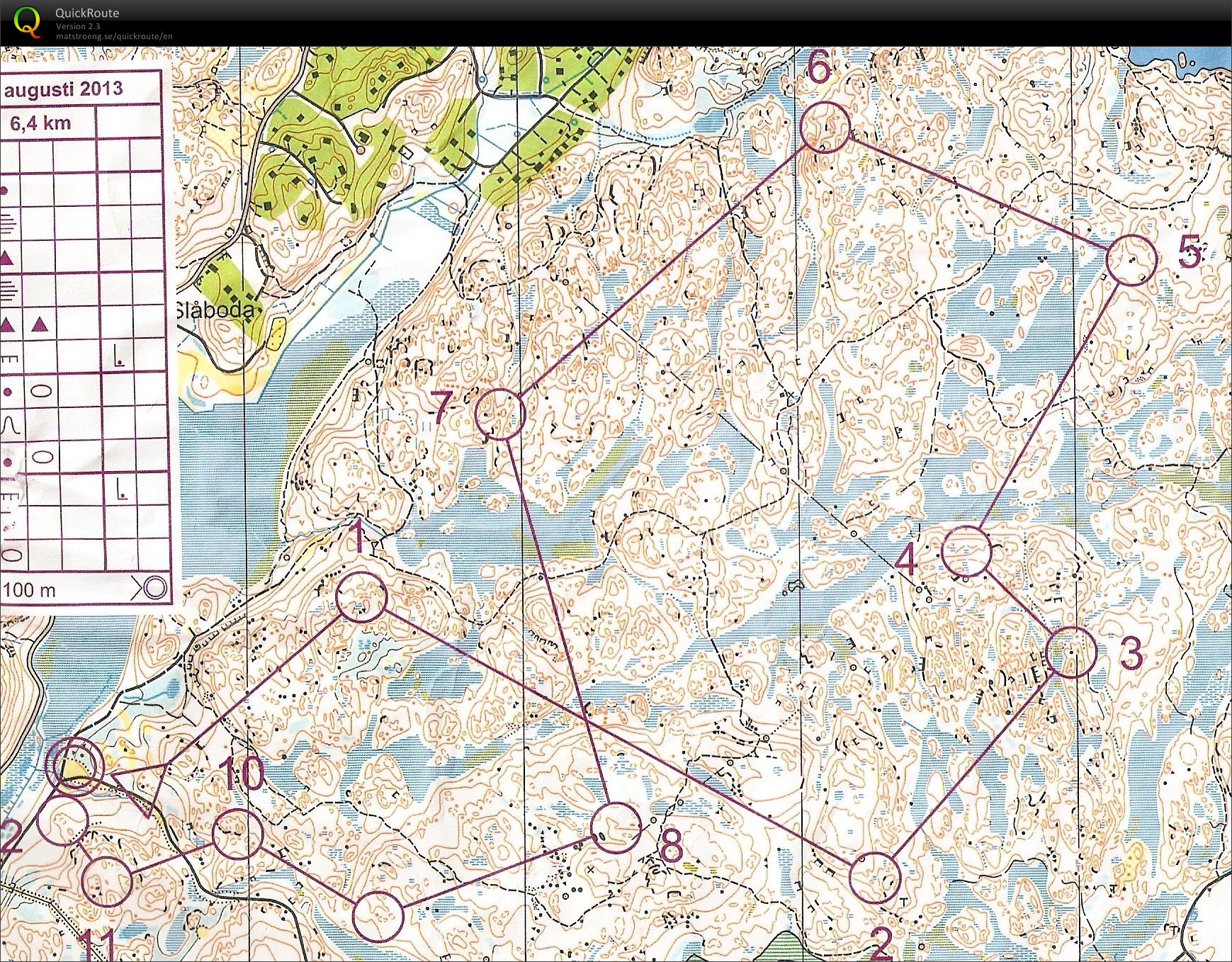 Torsdagsträning (2013-08-22)