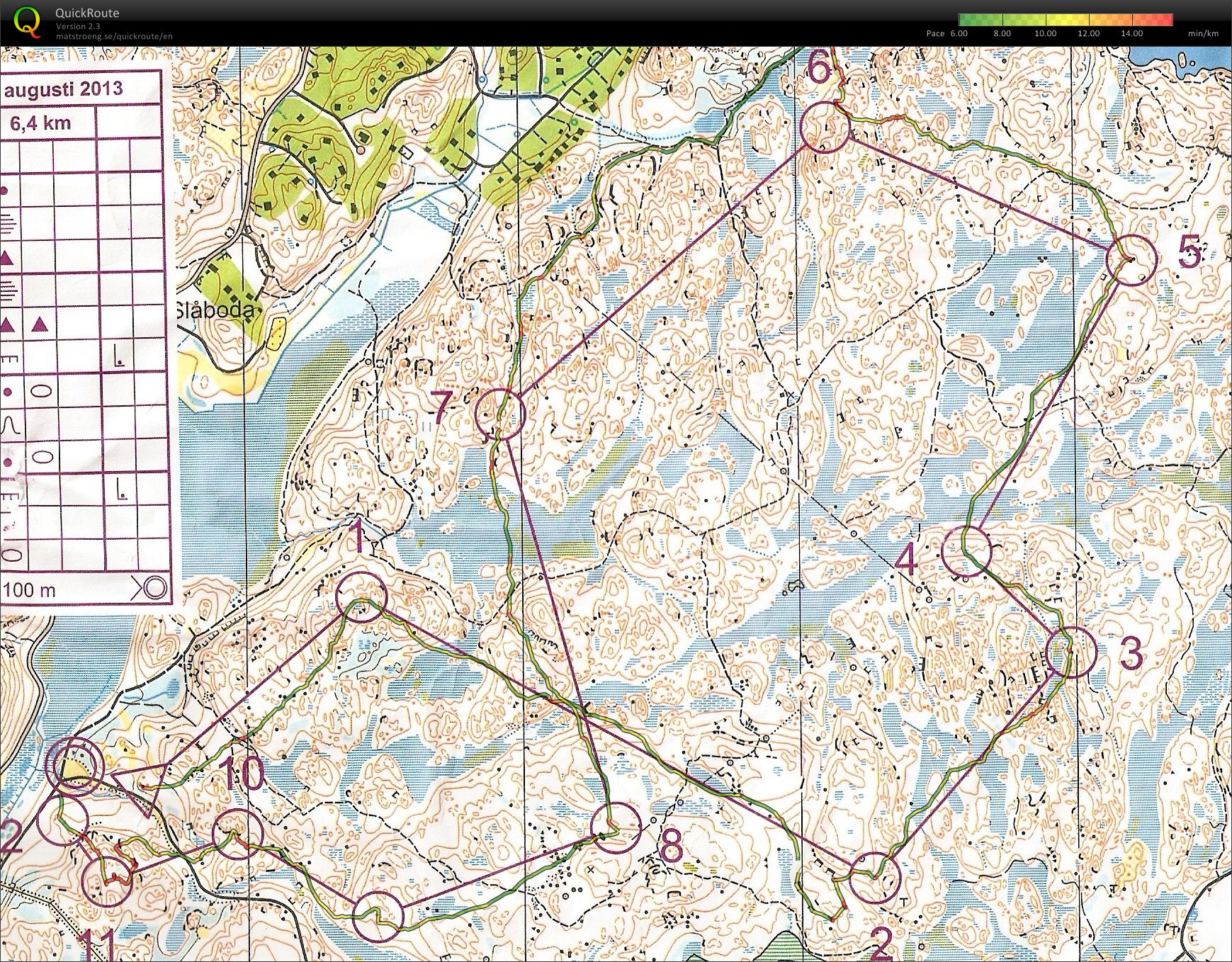 Torsdagsträning (2013-08-22)