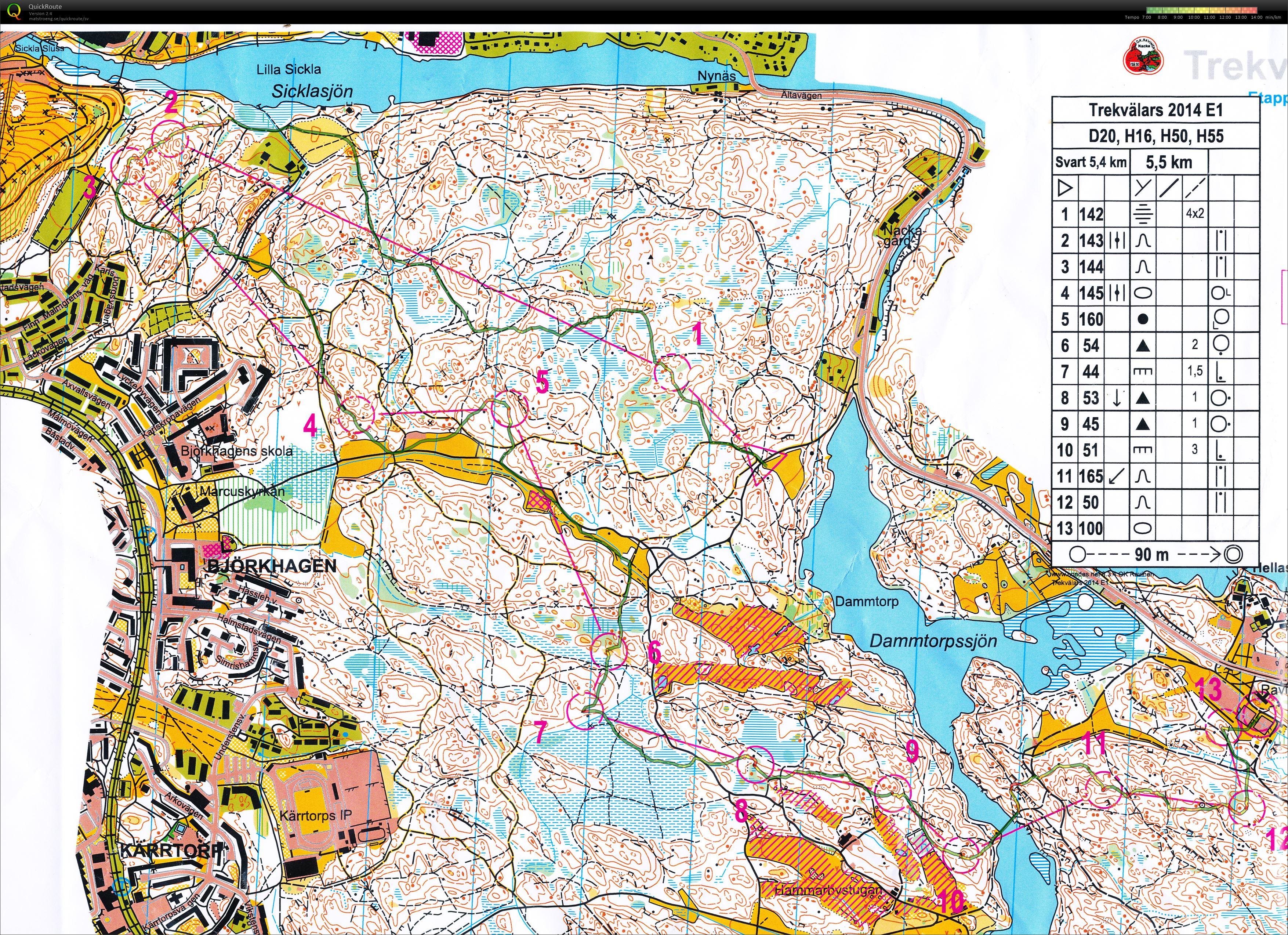 Trekvällars E1 (2014-06-30)