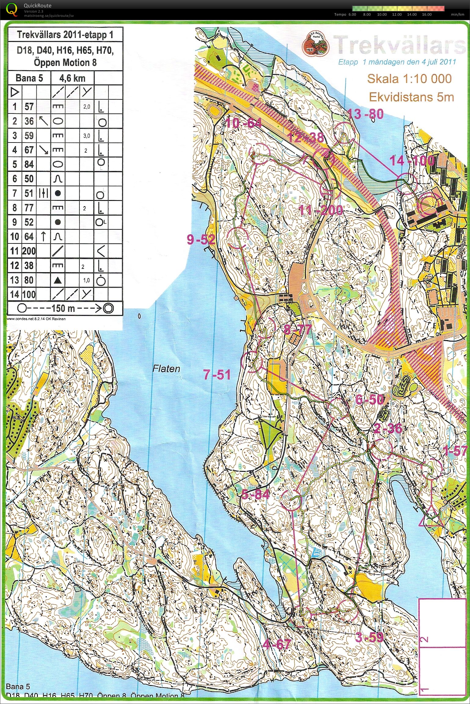 Trekvällars, Älta 20110704 (2011-07-04)