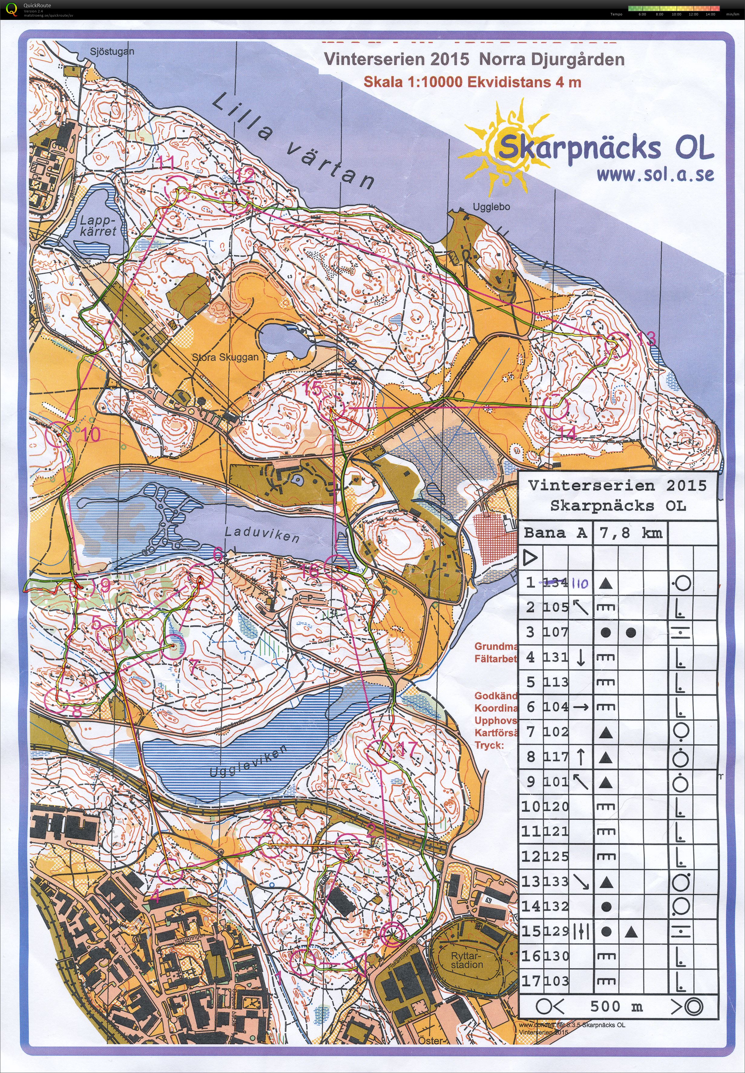 Vinterserien Lilljanskogen (2015-01-18)